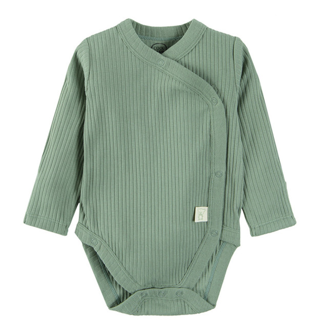 Боди с дълъг ръкав, цвят: Зелен