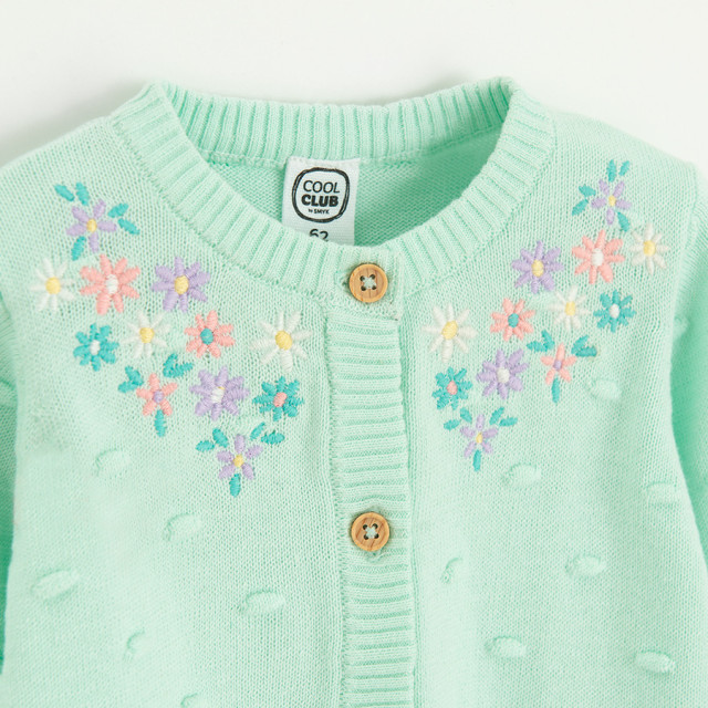 Жилетка, цвят: Светло ментов