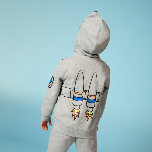 Суитчър, цвят: Сив меланж