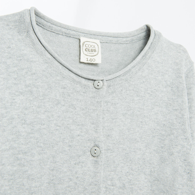 Жилетка, цвят: Сив меланж