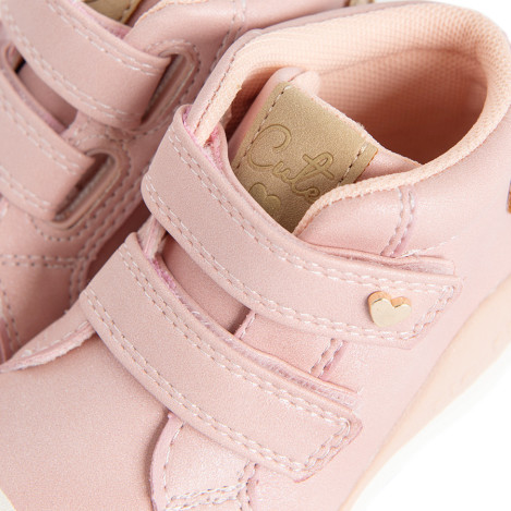 Високи обувки, цвят: Пепел от рози