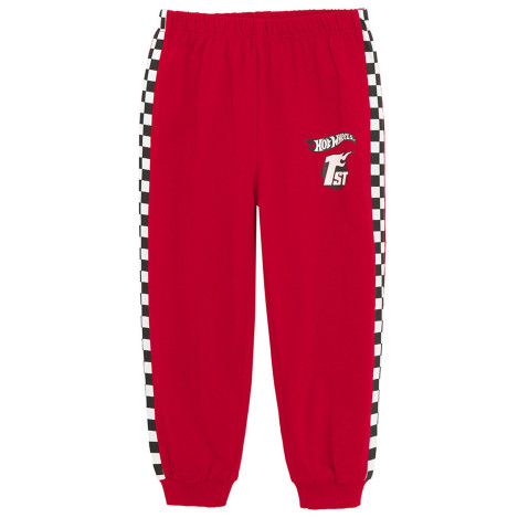 Пижама HOT WHEELS, цвят: Червен