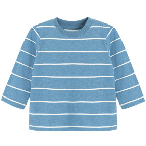 Тениска с дълъг ръкав, цвят: Морско син