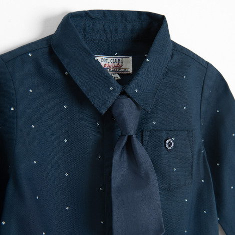 Боди с дълъг ръкав, цвят: Морско син