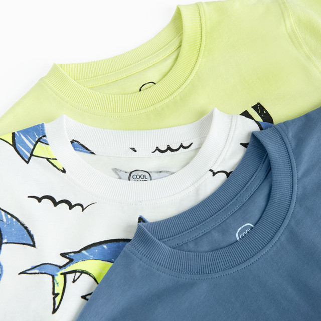 Тениска с къс ръкав 3бр., цвят: Микс