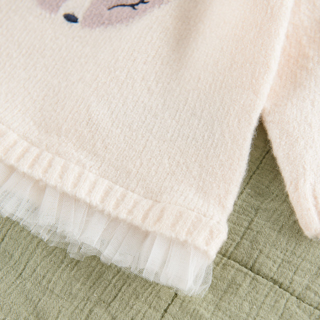 Пуловер, цвят: Бежов меланж