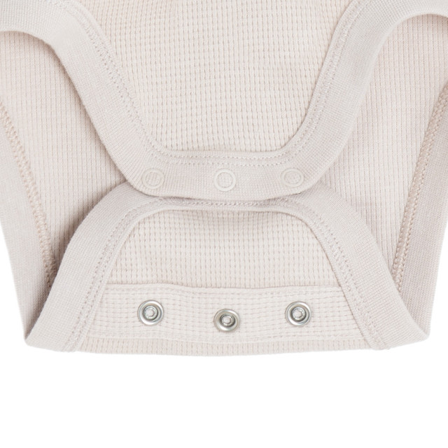 Боди с дълъг ръкав, цвят: Бежов