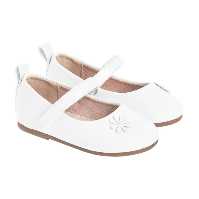 Балеринки, цвят: Бял