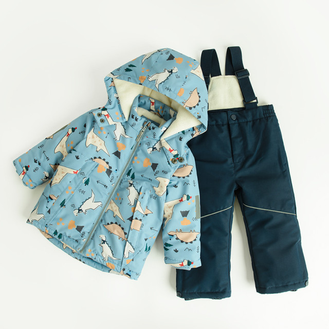 Зимно облекло 2 части, цвят: Микс