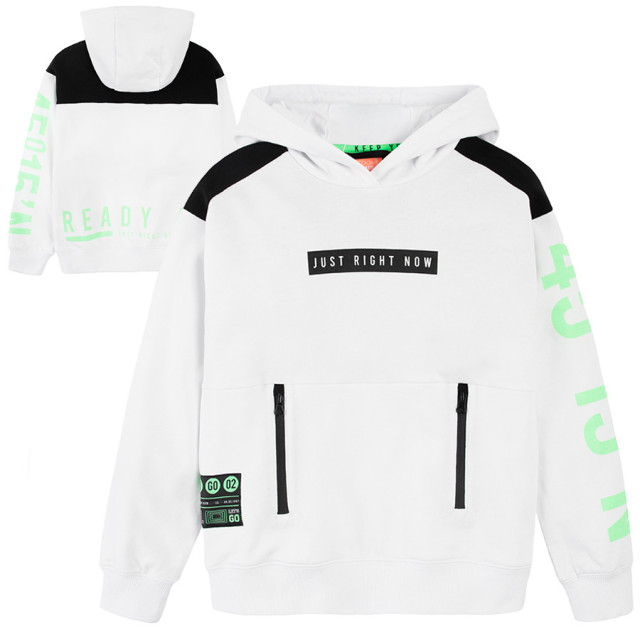 Суитчър, цвят: Бял