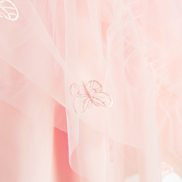 Рокля без ръкав, цвят: Светло розов