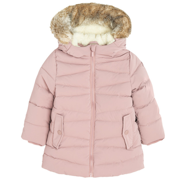 Палто, цвят: Розов