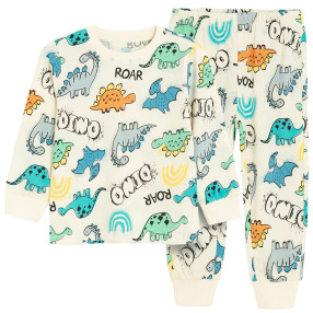 Пижама, цвят: Бежов