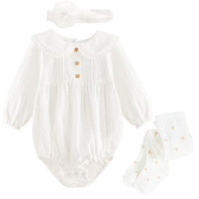 Комплект, цвят: Кремав