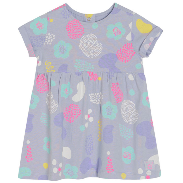 Рокля с къс ръкав, цвят: Светло виолетов