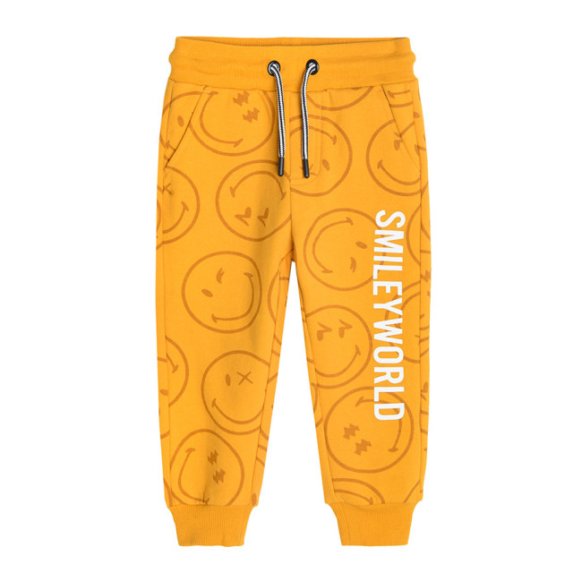 Спортен панталон SMILEY, цвят: Жълт