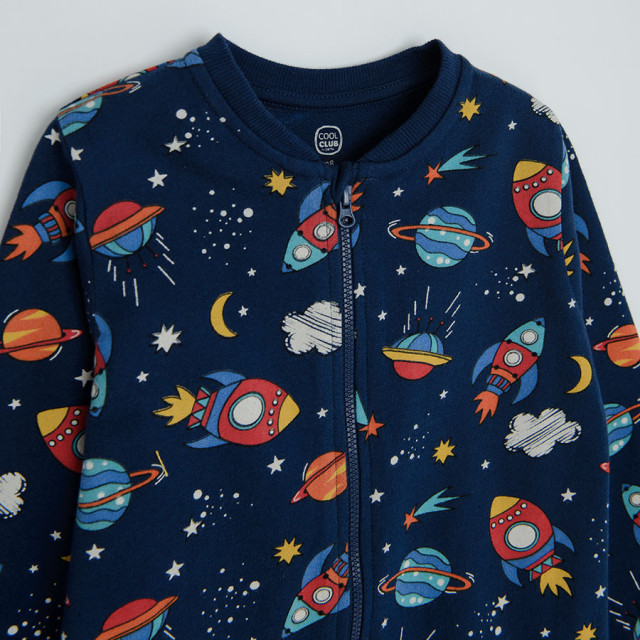 Пижама, цвят: Морско син