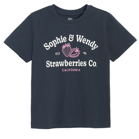 Тениска с къс ръкав, цвят: Син