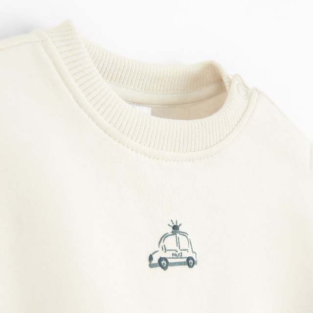 Блуза с дълъг ръкав, цвят: Бежов