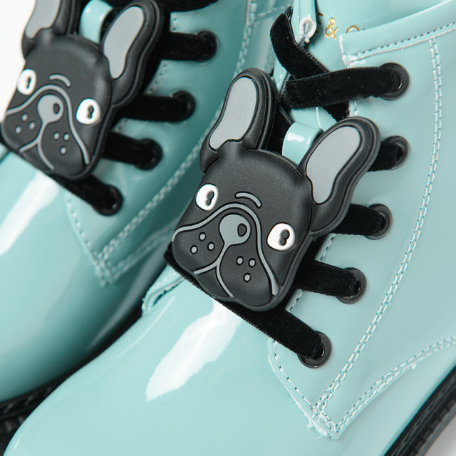 Високи обувки, цвят: Светло ментов