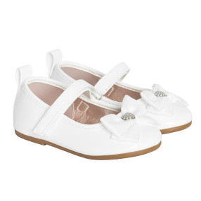 Балеринки, цвят: Бял