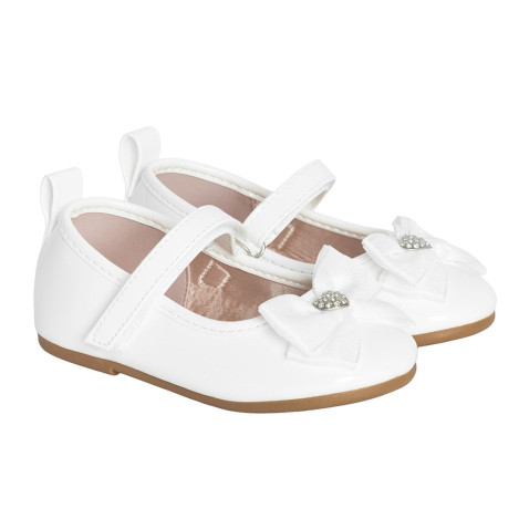 Балеринки, цвят: Бял