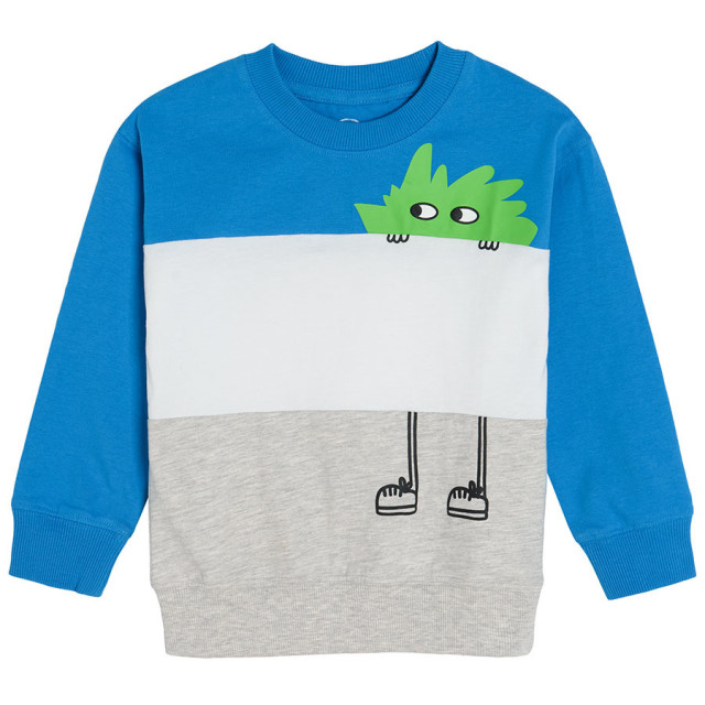 Блуза с дълъг ръкав, цвят: Микс