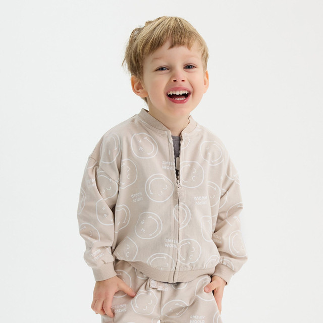 Яке SMILEY, цвят: Бежов