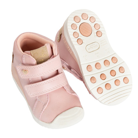 Високи обувки, цвят: Пепел от рози