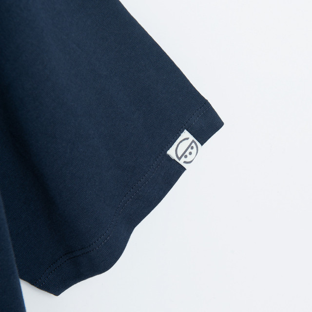 Тениска с къс ръкав, цвят: Тъмно син