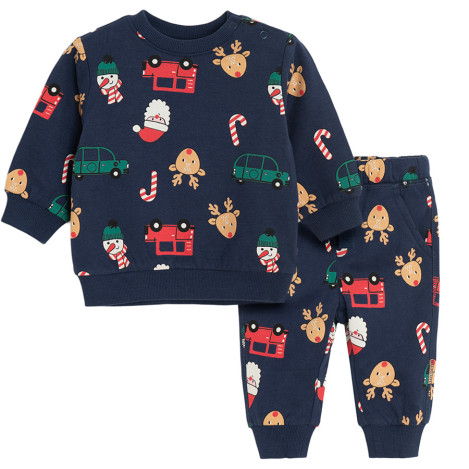 Спортен комплект 2бр., цвят: Морско син