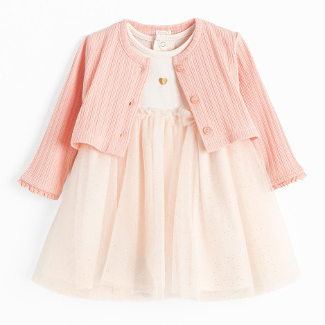 Комплект, цвят: Розов