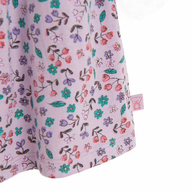 Рокля с дълъг ръкав, цвят: Лилав