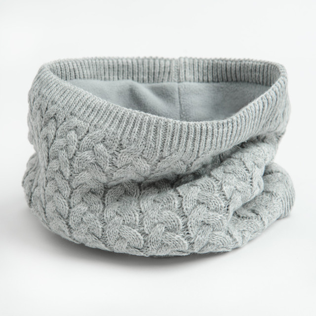 Шал, цвят: Сив меланж