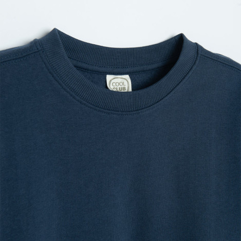 Блуза с дълъг ръкав, цвят: Син