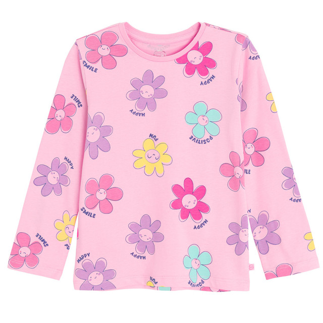 Тениска с дълъг ръкав 2бр., цвят: Микс