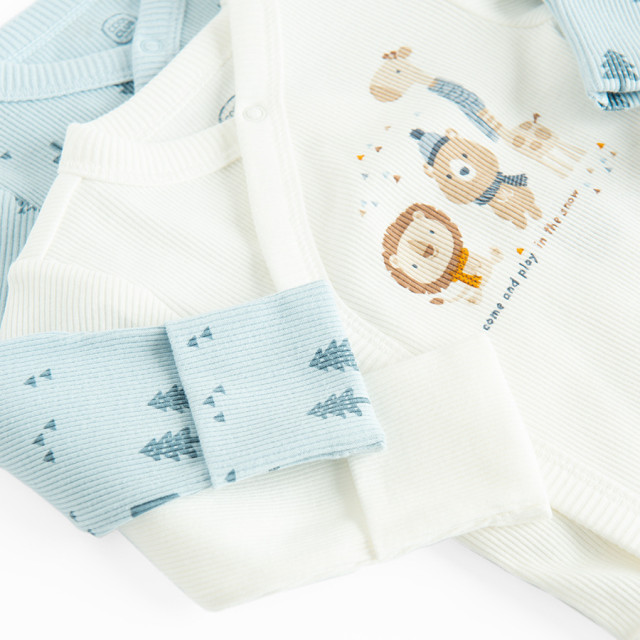 Боди с дълъг ръкав 2бр., цвят: Микс