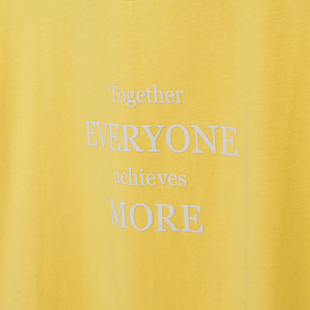 Тениска с къс ръкав, цвят: Жълт