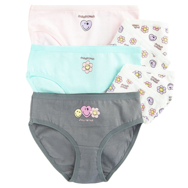 Бельо 5бр. SMILEY, цвят: Микс