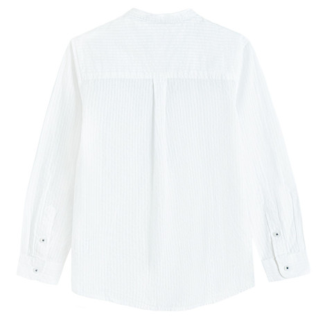 Риза с дълъг ръкав, цвят: Бял