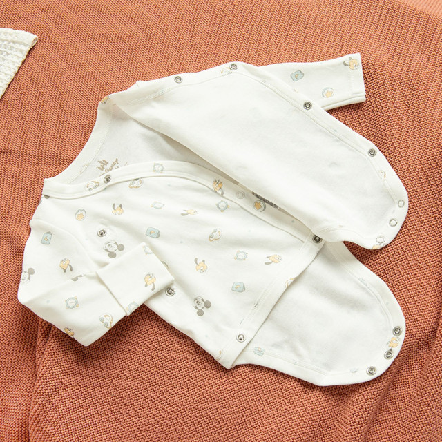 Боди с дълъг ръкав 2бр. MICKEY&FRIENDS, цвят: Бял