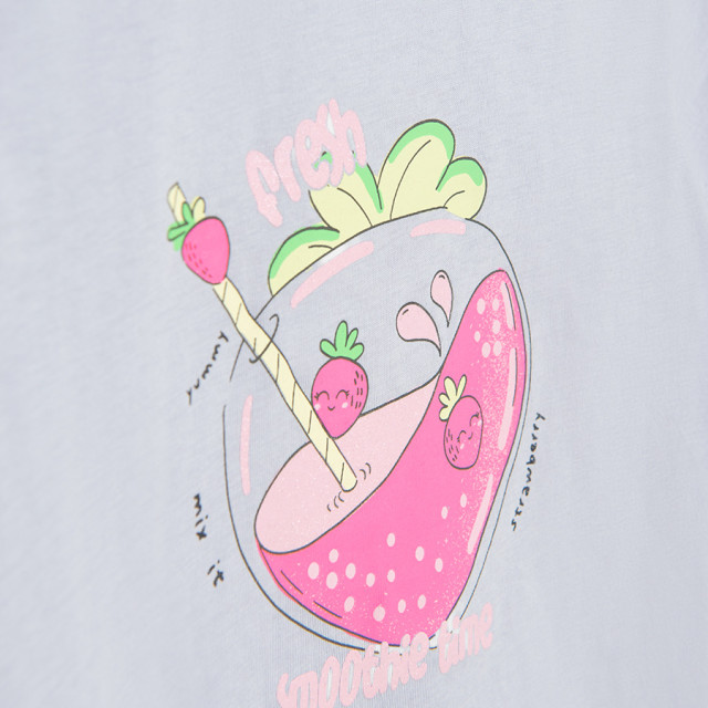 Тениска с къс ръкав, цвят: Лилав