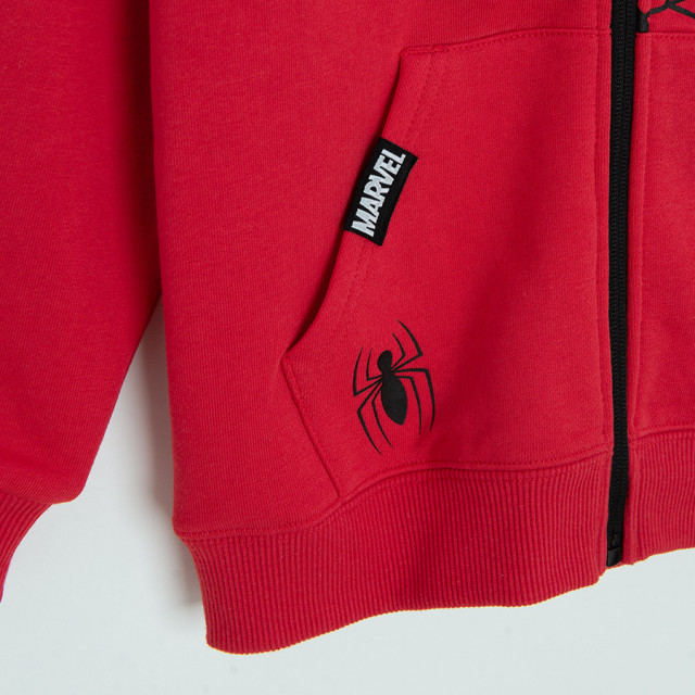 Суитчър SPIDER-MAN, цвят: Червен