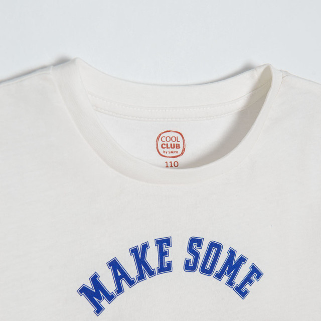 Тениска с къс ръкав, цвят: Бял