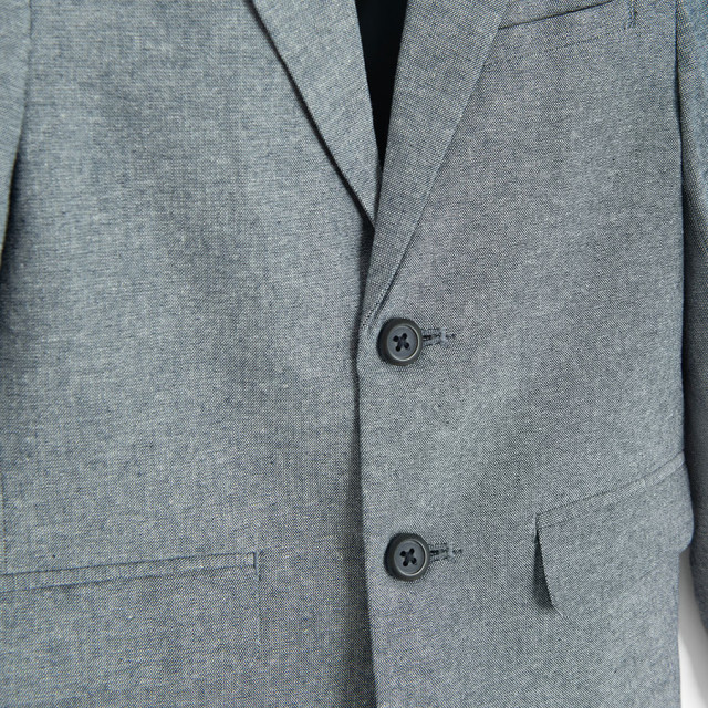 Яке, цвят: Моско син меланж