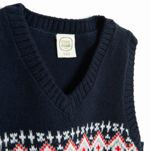 Елек, цвят: Морско син