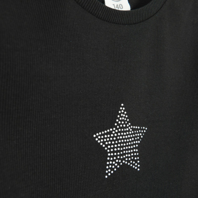 Тениска с дълъг ръкав, цвят: Черен