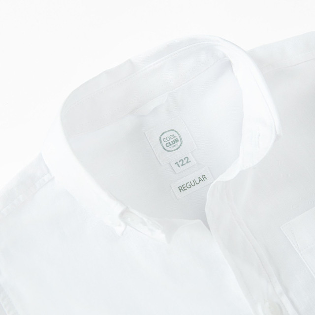 Риза с дълъг ръкав, цвят: Бял