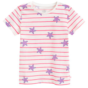 Тениска с къс ръкав, цвят: Бял