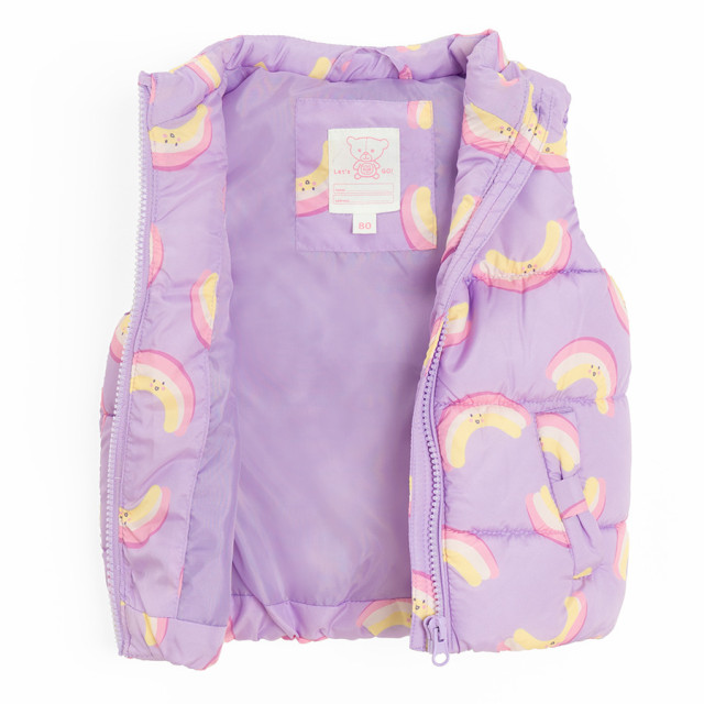 Елек, цвят: Светло виолетов